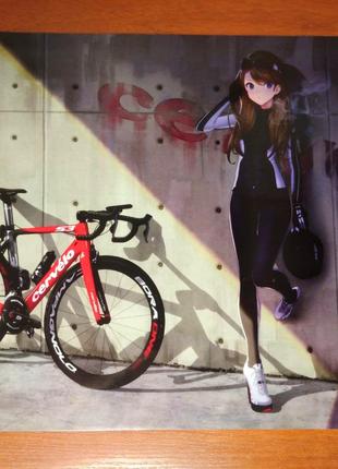 Наклейка на ноутбук 15.6 \ 16 дюймів. Anime Velo Cervelo