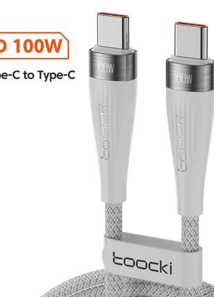 Дата кабель Toocki USB C To USB C Cable 100W PD3.0 QC4.0 Fast ...