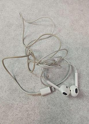 Наушники Bluetooth-гарнитура Б/У Apple EarPods (Lightning)