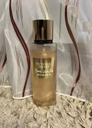Спрей для тіла victoria's secret bare vanilla shimmer/ оригіна...