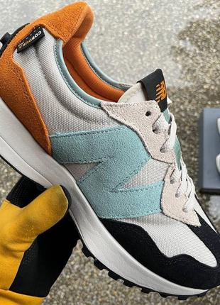 Кроссовки new balance 327 cordura white &amp; orange