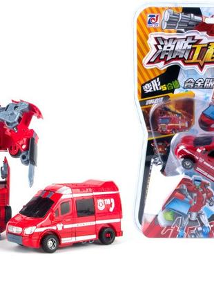 Трансформер Saint Seiyaи робот-автомобиль красный 01789