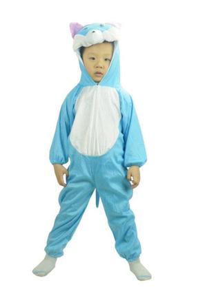 Детский карнавальный костюм синий Кот SPRING AROUND XL 01877