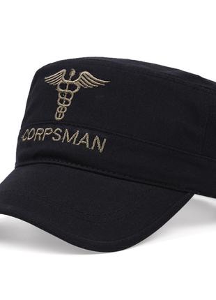 Кепка CORPSMAN військова кепка чорний унісекс 02316