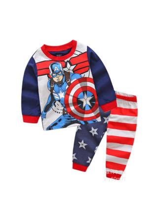 Костюм детский пижама Капитан Америка Baby Has М 03510