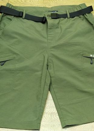 Шорты мужские с карманами HEPPY 3XL зеленый 03035