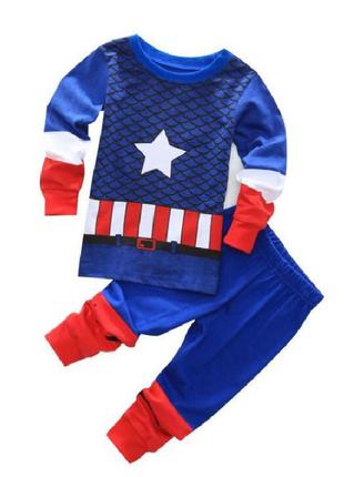 Костюм детский пижама Captain America Baby Has L 03498