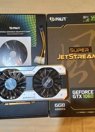 Відеокарта Palit GTX 1060 Super Jetstream 6GB GDDR5 (192bit)