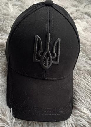 Кепка бейсболка тактическая ВСУ Герб Украины черная
