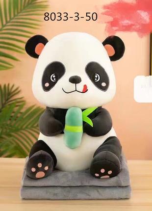 Детский плед игрушка-подушка "Панда"