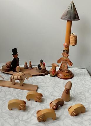 Деревянные игрушки набор 250 грн