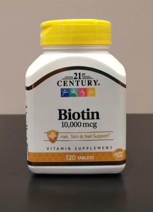 21 century биотин 10000 мкг - 120 таблеток