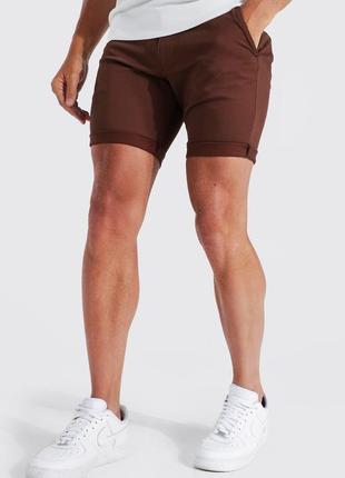 Шорті boohoo slim fit chino