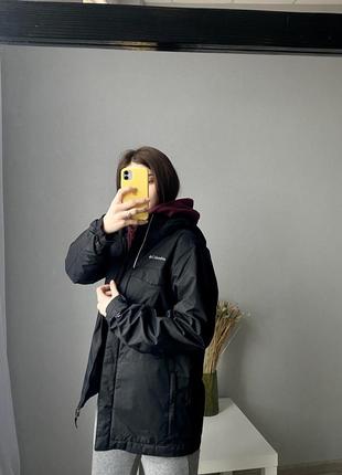 Куртка колумбия черная женская columbia курточка весна