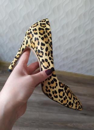Шикарные леопардовые туфли