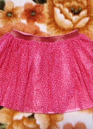 Стильная, шифоновая юбочка для девочки 5-6 лет