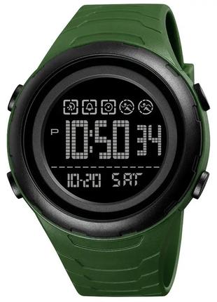 Спортивные мужские часы Skmei 1674AGBK Army Green-black водост...