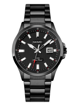 Спортивний чоловічий годинник Skmei 1654BK Black водостійкий н...