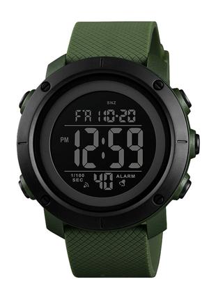 Спортивные мужские часы Skmei 1434AGBK Army Green-Black водост...