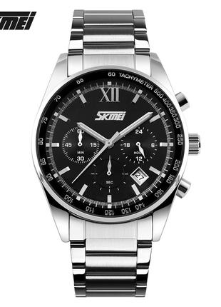 Спортивний чоловічий годинник Skmei 9096BK Black водостійкий н...