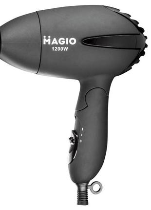 Фен дорожный для волос magio mg-164b