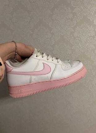Nike air force оригинал с розовой подошвой