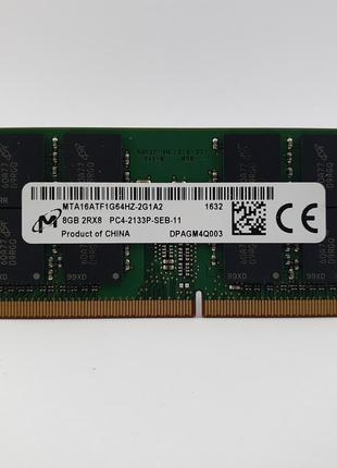 Оперативная память для ноутбука SODIMM Micron DDR4 8Gb PC4-213...