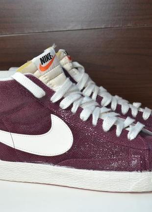 Nike blazer mid vintage 39р  кожаные кроссовки кеды сникерсы о...