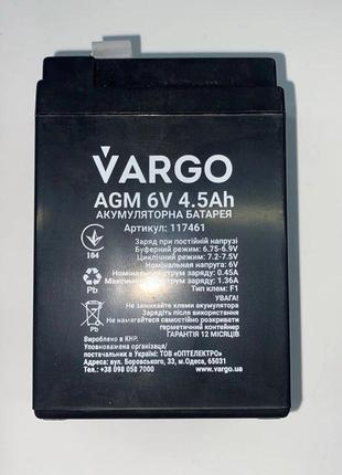 Аккумулятор Vargo AGM (6V /4.5А )