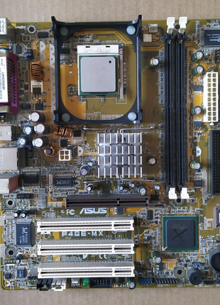 Asus P4GE-MX S478 AGP DDR материнка материнська плата IDE VGA COM