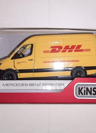 Модель Kinsmart Mercedes-Benz Sprinter DHL Edition KT5429W 1:4...