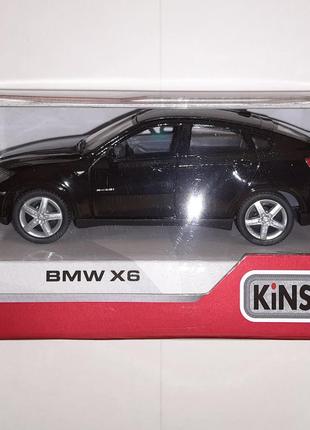 Модель Kinsmart BMW X6 KT5336W 1:38 черный