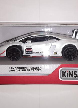 Модель Kinsmart Lamborghini Huracan LP620-2 Super Trofeo KT538...