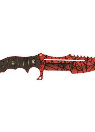 Нож Охотничий "CS GO (Crimson web)"
