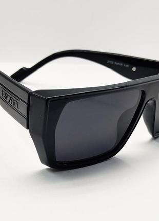 Мужские солнцезащитные черные очки поляризационные