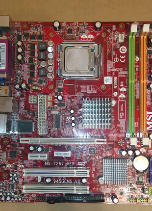Msi MS-7267 945GCM5 - F V2 LGA775 DDR2 PCIE-X16 SATA VGA LTP com