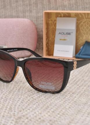 Красивые солнцезащитные женские очки aolise ap4411 polarized п...