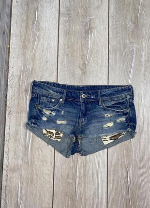 Короткие джинсовые шорты h&amp;m, xs