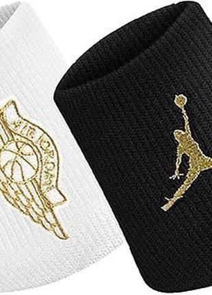 Напульсники Nike JORDAN JUMPMAN X WINGS WRISTBANDS 2 PK Бело-ч...