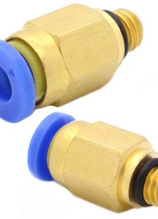 Фитинг, крепление PTFE трубки PC4-M6 MK8 E3D для 3D-принтера