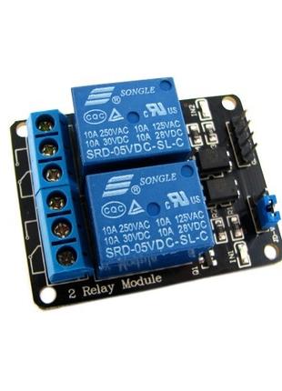 2-канальный модуль реле 5В для Arduino PIC ARM AVR