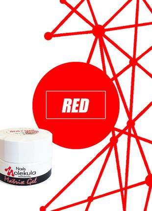 Гель павутинка Molekula Matrix gel червона, 5 мл