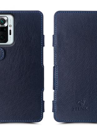 Чехол книжка Stenk Prime для Xiaomi Redmi Note 10 Pro Синий