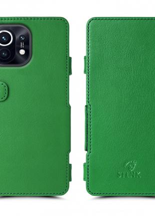 Чехол книжка Stenk Prime для Xiaomi Mi 11 Зелёный