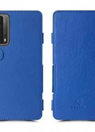 Чехол книжка Stenk Prime для HuaWei P Smart (2021) Ярко синий