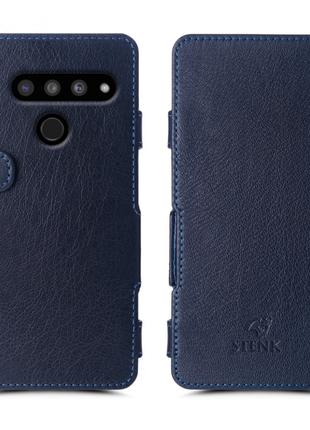 Чехол книжка Stenk Prime для LG V50 ThinQ Синий
