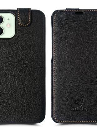 Чехол флип Stenk Premium для Apple iPhone 12 mini Чёрный