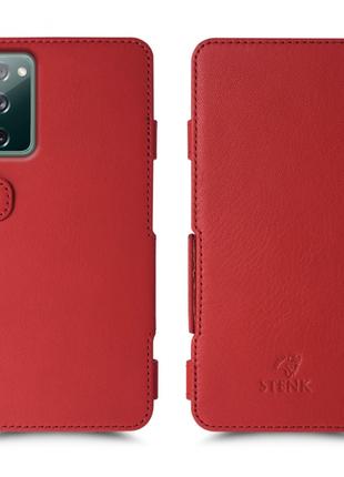Чехол книжка Stenk Prime для Samsung Galaxy S20 FE Красный