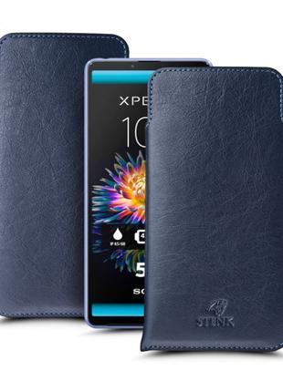 Футляр Stenk Elegance для Sony Xperia 10 III Синий
