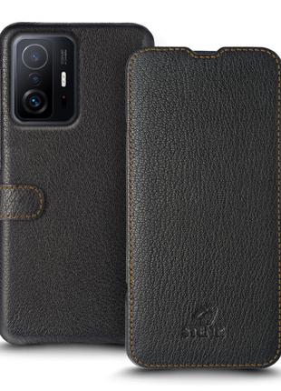 Чехол книжка Stenk Premium для Xiaomi 11T Pro Чёрный